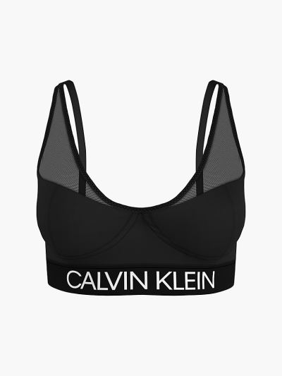 Calvin Klein Fürdőruha HU390646 | Calvin Klein CK Curve Bralette Női Bikini Felső Fekete
